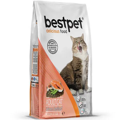 Bestpet Somonlu Kısırlaştırılmış Kedi Maması 1 Kg - 1