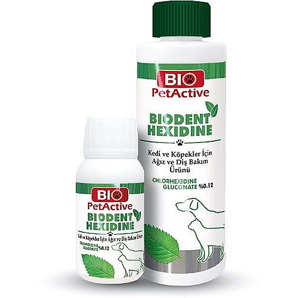 Bio PetActive Biodent Hexidine Kedi ve Köpek Ağız ve Diş Bakım Solüsyonu 250 ml