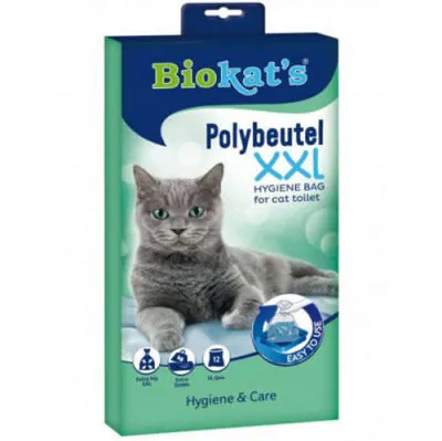 Biokats Kedi Kumu Hijyen Torbası XXL 12li - 1