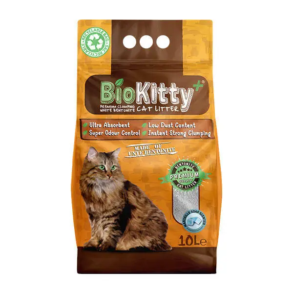 Biokitty Marsilya Sabunlu İnce Taneli Kedi Kumu 10 LT - 1