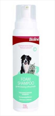 Bioline Kedi ve Köpekler İçin Köpük Şampuan 220 GR - 2