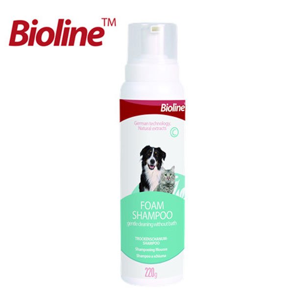 Bioline Kedi ve Köpekler İçin Köpük Şampuan 220 GR - 1