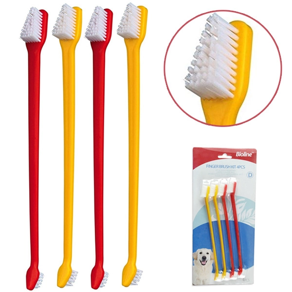 Bioline Köpek Diş Fırçası 4lü Set - 1