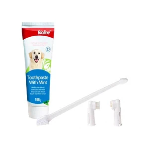 Bioline Nane Aromalı Köpek Ağız Bakım Seti 100 GR - 2