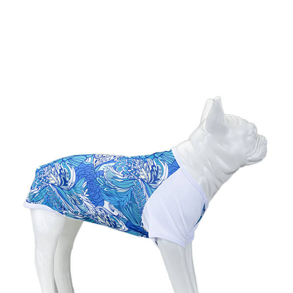 Blue Flowers Tshirt Beden : 4 - 2