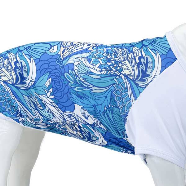Blue Flowers Tshirt Beden : 4 - 4
