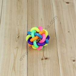 Bobo Köpekler İçin Zilli İp Örgü Top (Medium)