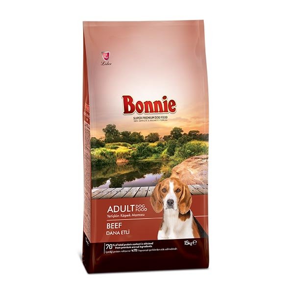 Bonnie Biftekli Yetişkin Köpek Maması 15 Kg - 1