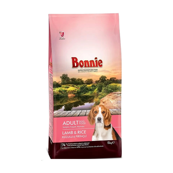 Bonnie Yetişkin Kuzu Etli Köpek Maması 15 Kg - 1