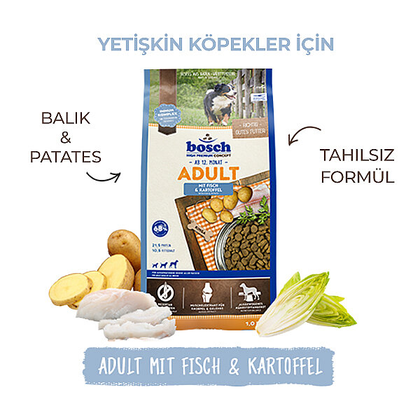 Bosch Balıklı Köpek Maması 3 KG - 4
