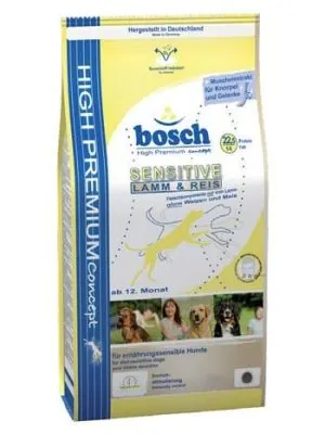 Bosch Hassas Köpekler İçin Kuzulu Pirinçli Köpek Maması 3 Kg - 1