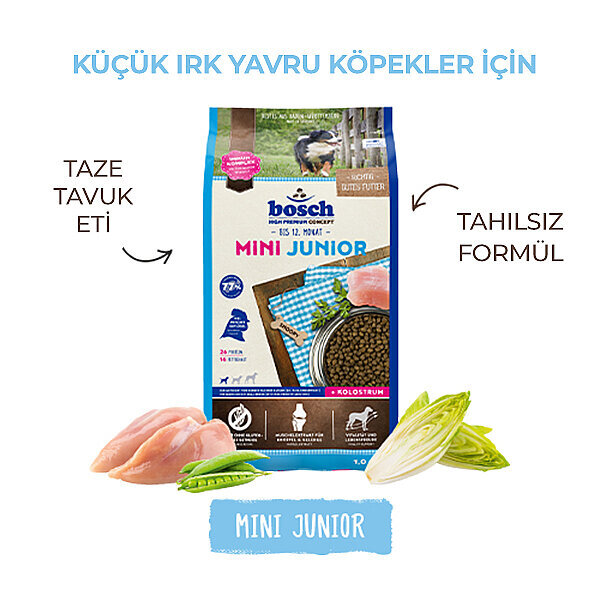 Bosch Küçük Irk Yavru Köpek Maması 3 KG - 3