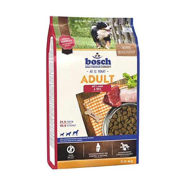Bosch Kuzu Etli Köpek Maması 3 KG