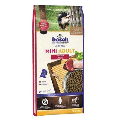 Bosch Glutensiz Kuzu Etli Küçük Irk Köpek Maması 15 KG - 1