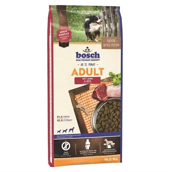 Bosch Glutensiz Kuzu Etli Köpek Maması 15 KG - 1