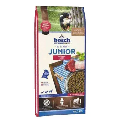 Bosch Kuzu Etli ve Pirinçli Yavru Köpek Maması 15 kg - 1