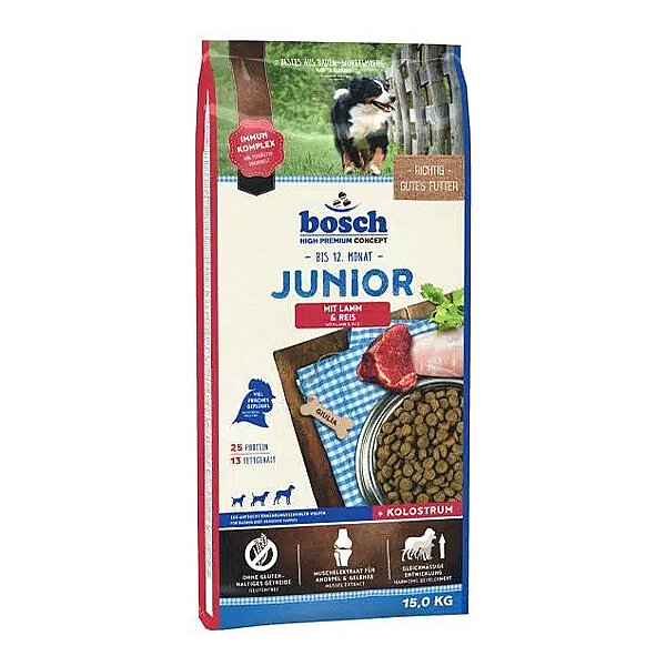 Bosch Kuzu Etli ve Pirinçli Yavru Köpek Maması 15 kg