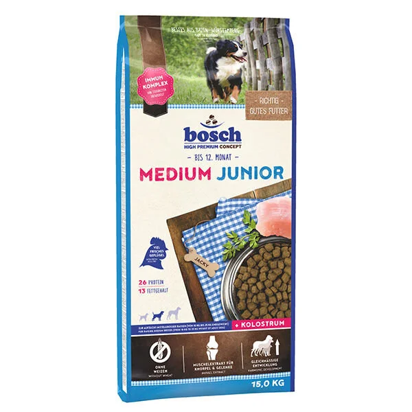 Bosch Medium Junior Yavru Köpekler İçin Kuru Mama 15 kg - 1