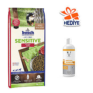 Bosch Sensitive Kuzu Etli ve Pirinçli Köpek Maması 15 kg - 1