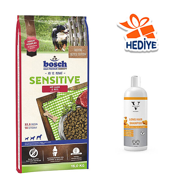 Bosch Sensitive Kuzu Etli ve Pirinçli Köpek Maması 15 kg - 1