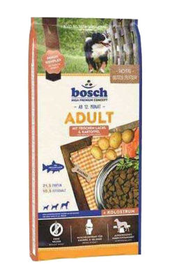 Bosch Glutensiz Somon Balıklı ve Patatesli Köpek Maması 15 KG - 1