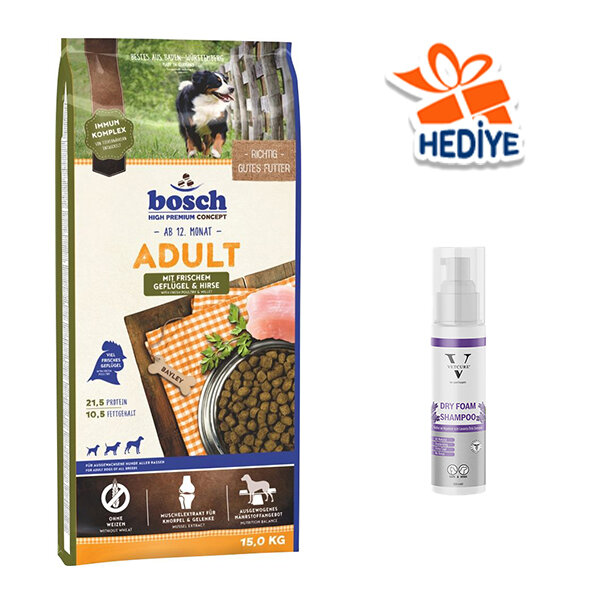 Bosch Yetişkin Kümes Hayvanlı ve Darılı Köpek Maması 15 kg - 1