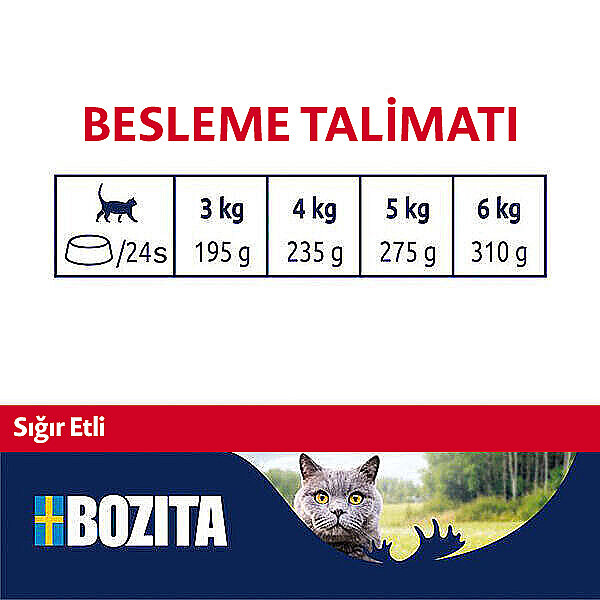 Bozita Sığır Etli Mousse Yaş Kedi Maması 85 g - 3