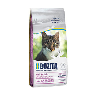Bozita Hair Skin Tüy Sağlığı Destekleyici Tahılsız Somonlu Kedi Maması 2 Kg - 5