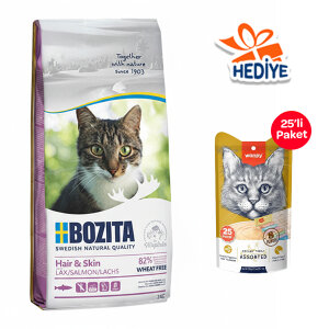 Bozita Hair Skin Tüy Sağlığı Destekleyici Tahılsız Somonlu Kedi Maması 2 Kg