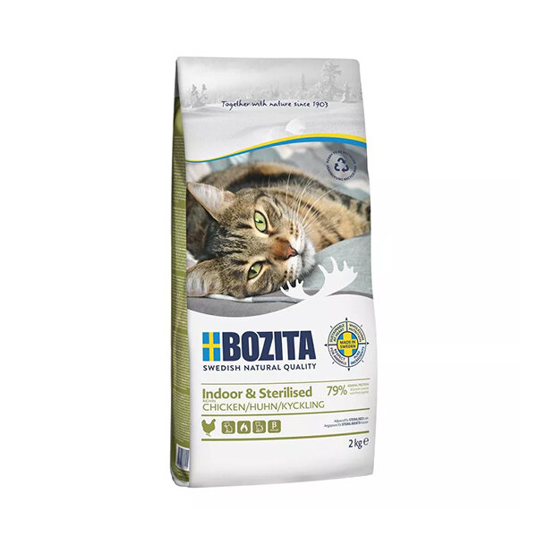 Bozita İndoor Sterilised Kısırlaştırılmış Tavuklu Kedi Maması 2 Kg - 4