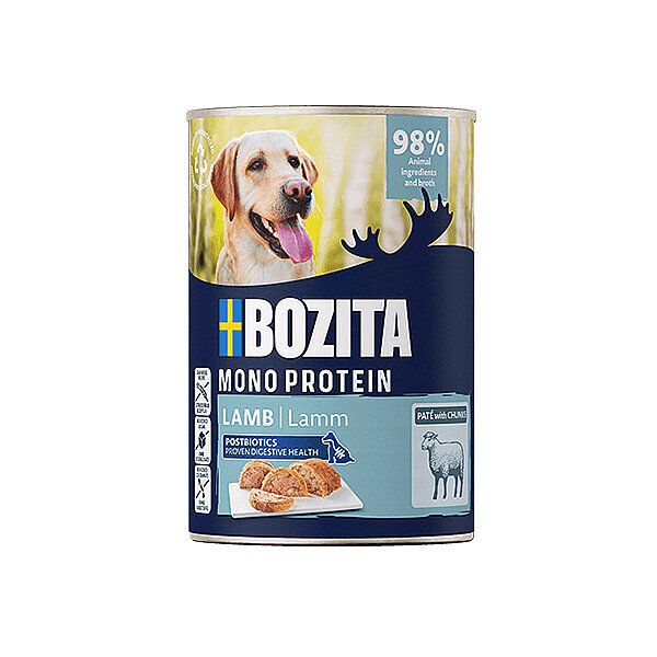 Bozita Kuzu Etli Pate Ezme Köpek Konservesi 800 gr