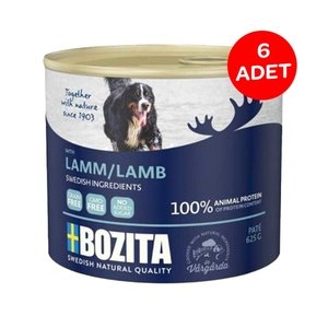 Bozita Kuzu Etli Yaş Köpek Maması 625 GR 6 Adet