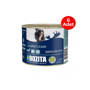 Bozita Kuzu Etli Yaş Köpek Maması 625 GR 6 Adet - 1