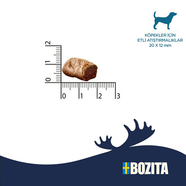 Bozita Meaty Bites Tahılsız  Reindeer Ren Geyiği Etli ve Ördekli Köpek Ödül Maması 70 gr - 2