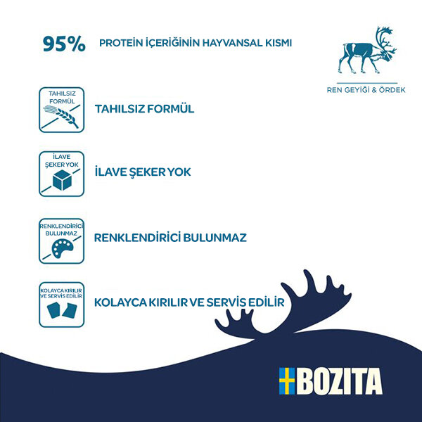 Bozita Meaty Bites Tahılsız  Reindeer Ren Geyiği Etli ve Ördekli Köpek Ödül Maması 70 gr - 3