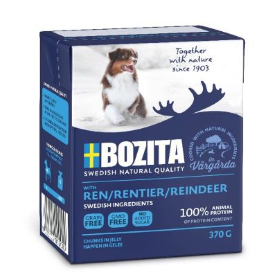 Bozita Naturals Reindeer Ren Geyikli Köpek Yaş Maması 370 Gr - 1