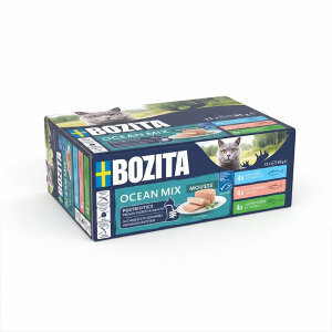 Bozita Okyanus Karışımı Ton Balıklı, Somonlu ve Mezgitli Tahılsız Kedi Konservesi 12x85 gr - 2