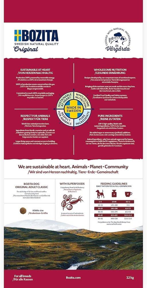 Bozita Original Adult Classic Köpek Maması 12 kg - 4