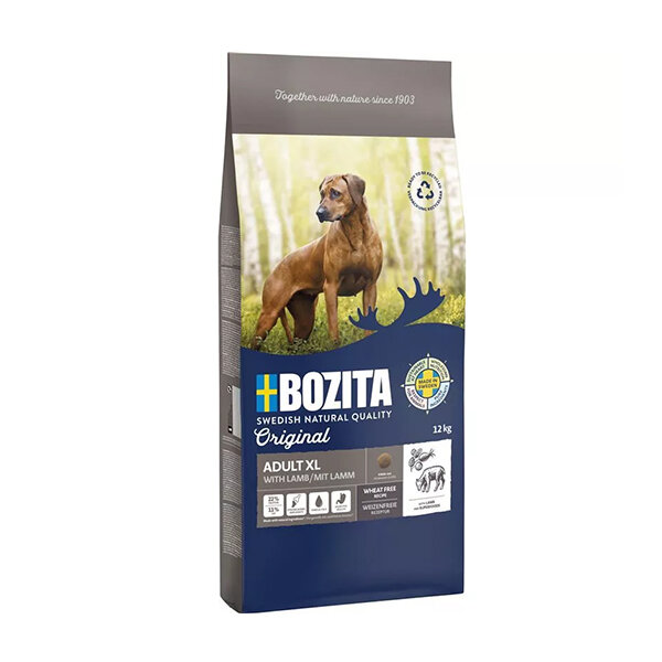 Bozita Original Adult XL Tahılsız Kuzu Etli Köpek Maması 12 kg - 1