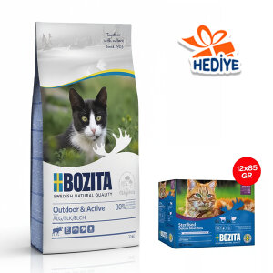 Bozita Outdoor Active Geyik Etli Kedi Maması 10 Kg