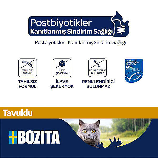 Bozita Tavuk Etli Mousse Yaş Kedi Maması 85 g - 2