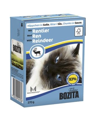 Bozita Ren Geyik Etli Tetra Paket Jelly Kedi Yaş Maması 370 GR - 1