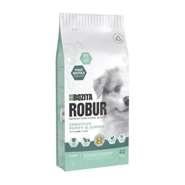 Bozita Robur Tahılsız Yavru Köpek Maması Kuzulu 12 kg - 1