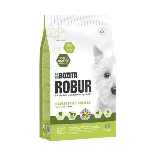 Bozita Robur Yetişkin Kuzu Etli Küçük Irk Köpek Maması 3 kg - 6