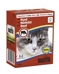 Bozita Sığır Etli Tetra Paket Kedi Konserve 370 GR