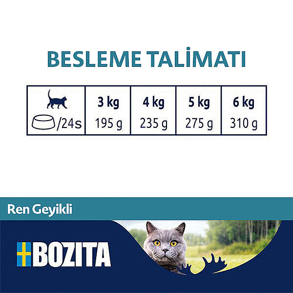 Bozita Kısırlaştırılmış Ren Geyiği Etli Mousse Yaş Kedi Maması 85 g - 3