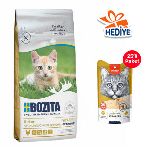 Bozita Tahılsız Tavuklu Yavru Kedi Maması 2 Kg