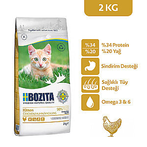 Bozita Tahılsız Tavuklu Yavru Kedi Maması 2 Kg