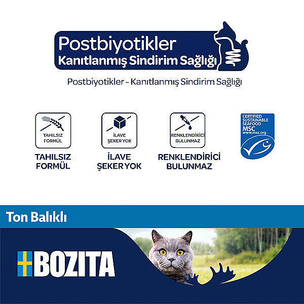Bozita Tuna Balıklı Mousse Pate Yaş Kedi Maması 85 g - 2