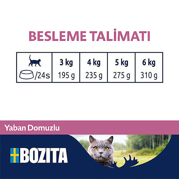 Bozita Yaban Domuzu Etli Mousse Pate Yaş Kedi Maması 85 g - 3